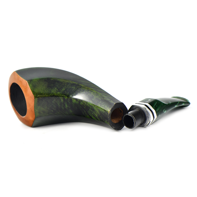 Курительная трубка Big Ben Bora Two-Tone Green 574 (фильтр 9 мм)